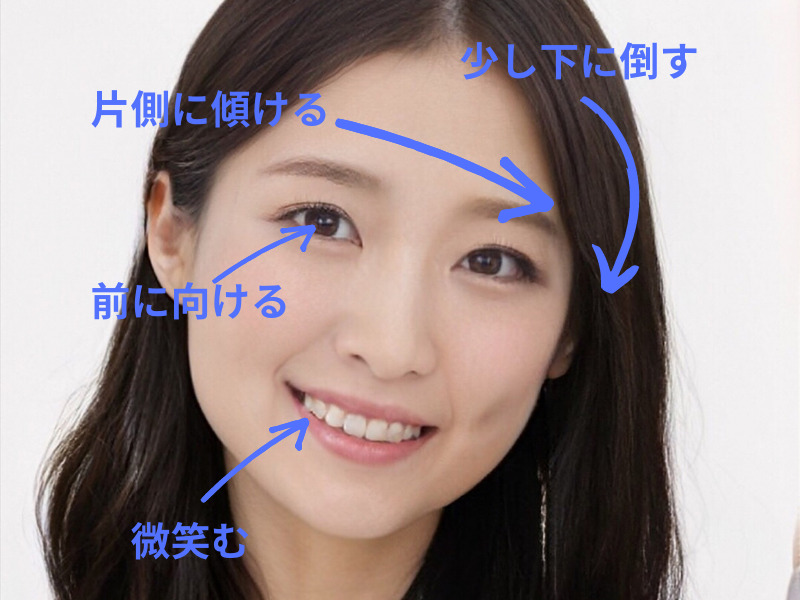 女として意識させる表情